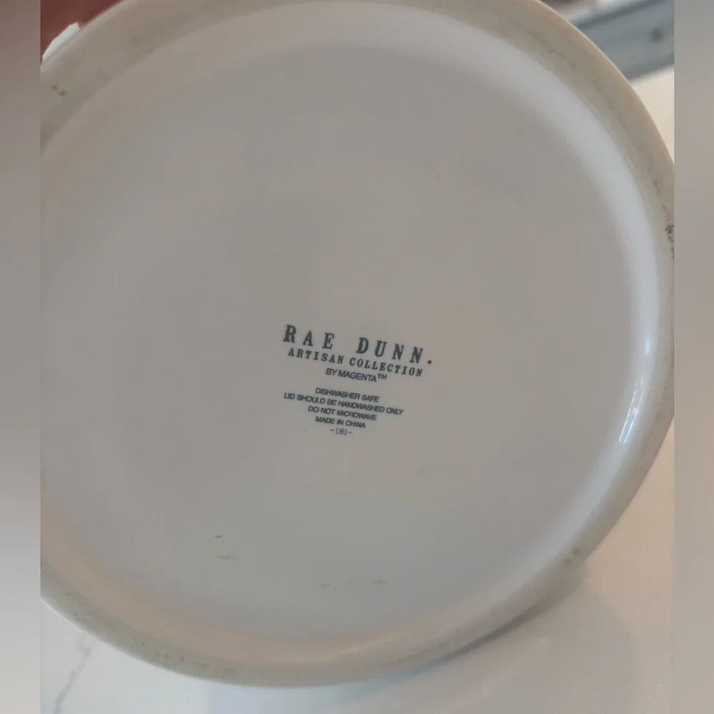🌿 Rea Dunn Cream Ceramic Flour Canister - Picture 4 of 5